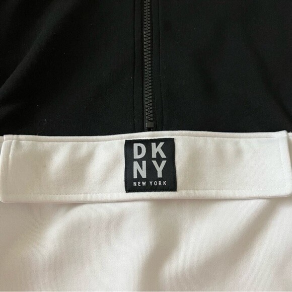 DKNY Sport Turtleneck Zip Collar Pullover Jacket SZ Small - Picture 7 of 12